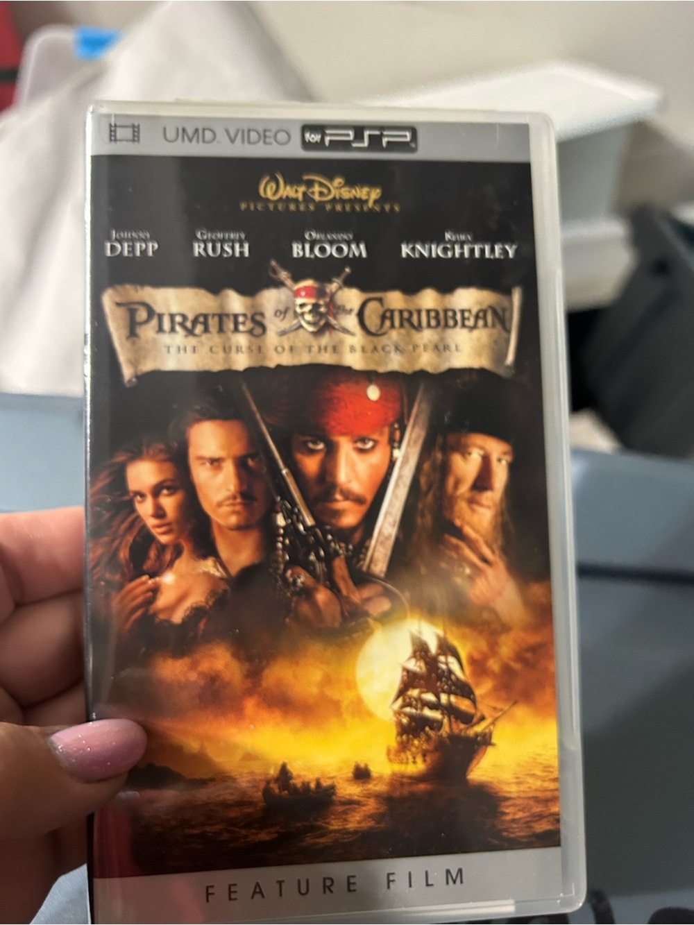 Disney Pirates of the Caribbean UMD for PSP - Black & Gold Artwork